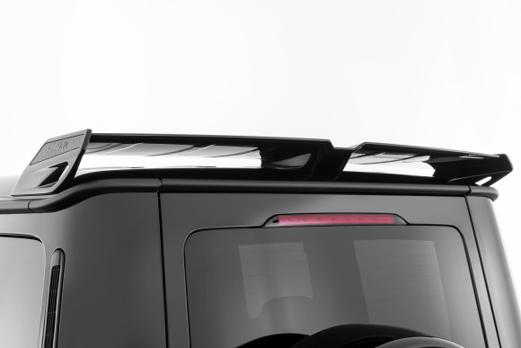 Задний спойлер Brabus с карбоновыми вставками глянцевый G63 (W465) Задний спойлер Brabus с карбоновыми вставками глянцевый G63 (W465)