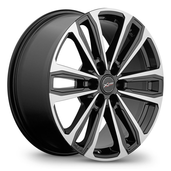 Диски Xtrike 8.5\R20 6*139.7 ET60 d95.1 BK/FP Диски Xtrike 8.5\R20 6*139.7 ET60 d95.1 BK/FP