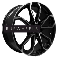 Диски Khomen Wheels 7x18/5x114,3 ET45 D67,1 KHW1816 (Mazda CX-5/Kia Seltos) Black-FP