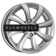 Диски КИК 6x15/4x100 ET45 D54,1 Бриз-оригинал (КС611) Дарк платинум