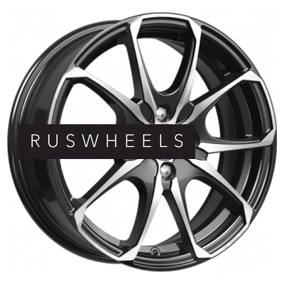 Диски iFree 6x16/5x100 ET35 D67,1 Такеши (КС877) Блэк Джек