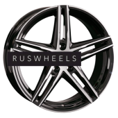 Диски Replay 8x18/5x114,3 ET30 D60,1 LX189 BKF (конус, C570)