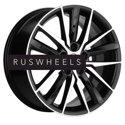 Диски Khomen Wheels 8,0\R18 5*112 ET48 d57.1 Black-FP Диски Khomen Wheels 8,0\R18 5*112 ET48 d57.1 Black-FP