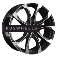 Диски Replay 9,5x22/5x120 ET49 D72,6 LR54 BKF (конус, LR002)