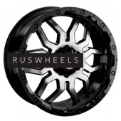 Диски LS 7,5x17/6x139,7 ET38 D67,1 1285 BKF (конус, Колпак+лого)