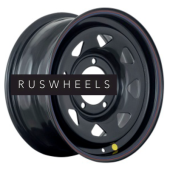 Диски Off-Road Wheels 7x16/5x139,7 ET30 D110 УАЗ (треуг. мелкий) Черный (с увелич. полкой)