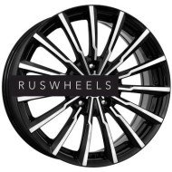 Диски КИК 7x17/4x100 ET45 D67,1 Акцент (КС562) Алмаз черный