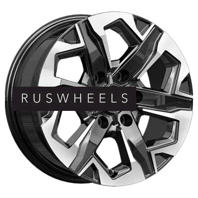 Диски КИК 7,5x17/6x139,7 ET25 D106,1 Тейт (КС1050) Алмаз черный