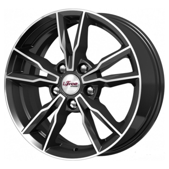 Диски iFree 6.5\R16 5*114.3 ET50 d67.1 Блэк Джек Диски iFree 6.5\R16 5*114.3 ET50 d67.1 Блэк Джек