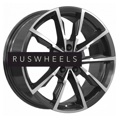 Диски K&K 7,5x17/5x114,3 ET45 D66,1 Меренге-оригинал (КС902) Алмаз черный Диски K&K 7,5x17/5x114,3 ET45 D66,1 Меренге-оригинал (КС902) Алмаз черный