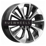 Диски КИК 7x17/5x114,3 ET50 D67,1 Авиор (КС936) Алмаз черный