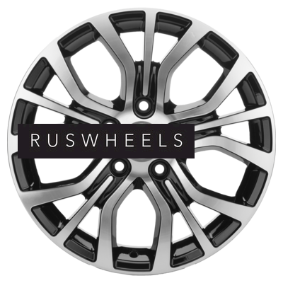 Диски Khomen Wheels 6,5x16/5x114,3 ET41 D67,1 KHW1608 (Kia) Black-FP Диски Khomen Wheels 6,5x16/5x114,3 ET41 D67,1 KHW1608 (Kia) Black-FP