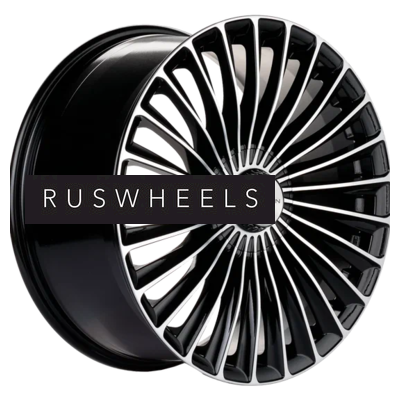 Диски Khomen Wheels 8,5x20/5x112 ET38 D66,6 KHW2008 (Mercedes Front) Black-FP