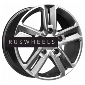 Диски КИК 8x18/5x120 ET45 D72,6 Backfire (КС763M) Дарк платинум Диски КИК 8x18/5x120 ET45 D72,6 Backfire (КС763M) Дарк платинум