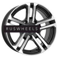 Диски КИК 7x16/5x139,7 ET5 D110,1 Палладика (КС591М) Алмаз черный Диски КИК 7x16/5x139,7 ET5 D110,1 Палладика (КС591М) Алмаз черный