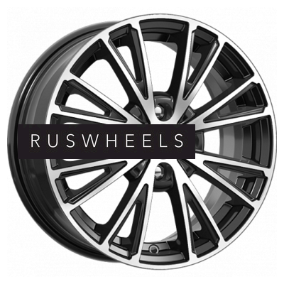 Диски K&K 6x15/4x100 ET35 D67,1 Меандр (КС888) Алмаз черный SK