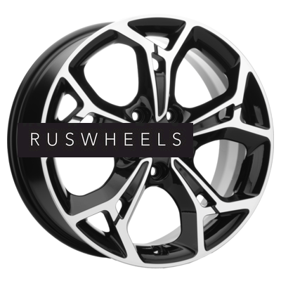 Диски Khomen Wheels 7x17/5x114,3 ET48 D67,1 KHW1702 (Kia K5) Black-FP Диски Khomen Wheels 7x17/5x114,3 ET48 D67,1 KHW1702 (Kia K5) Black-FP