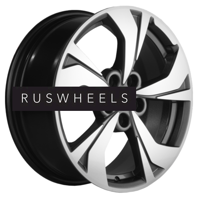 Диски Khomen Wheels 7x17/5x114,3 ET45 D60,1 KHW1724 (Changan CS75 (Plus)) Gray-FP Диски Khomen Wheels 7x17/5x114,3 ET45 D60,1 KHW1724 (Changan CS75 (Plus)) Gray-FP