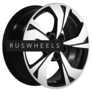 Диски Khomen Wheels 7x17/5x114,3 ET37 D66,5 KHW1724 (Jolion) Black-FP