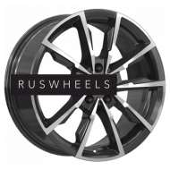 Диски КИК 7,5x17/5x114,3 ET35 D66,1 Меренге (КС902) Алмаз черный Диски КИК 7,5x17/5x114,3 ET35 D66,1 Меренге (КС902) Алмаз черный