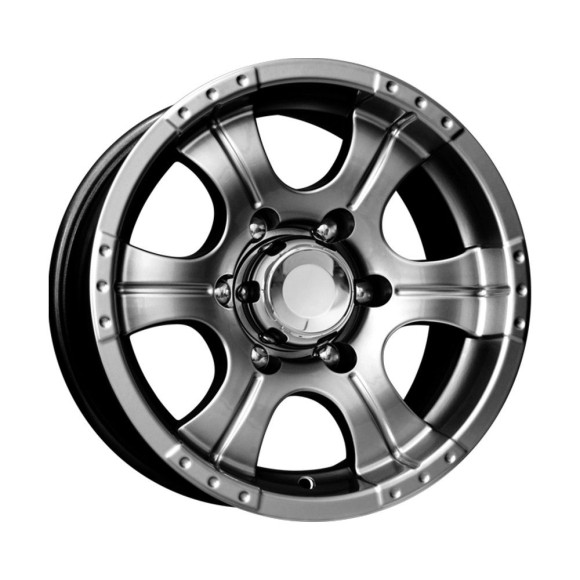 Диски КиК 7,0\R15 6*139.7 ET-5 d110.1 Дарк платинум