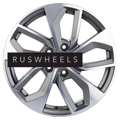 Диски Khomen Wheels 7x17/5x112 ET46 D66,6 KHW1703 (A4) Gray-FP Диски Khomen Wheels 7x17/5x112 ET46 D66,6 KHW1703 (A4) Gray-FP