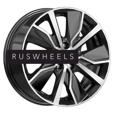 Диски КИК 6,5x16/5x110 ET38 D65,1 Гамбит (КС961) Алмаз черный