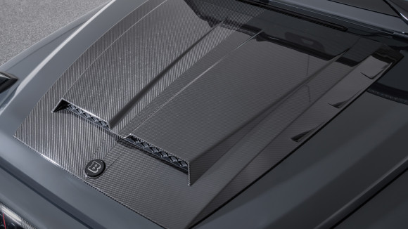 Накладка на капот Brabus для G63. Карбон (матовый)