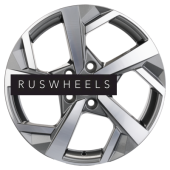 Диски Khomen Wheels 7x17/5x112 ET43 D57,1 KHW1712 (Karoq/Octavia/Passat/Tiguan) Gray-FP Диски Khomen Wheels 7x17/5x112 ET43 D57,1 KHW1712 (Karoq/Octavia/Passat/Tiguan) Gray-FP