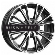 Диски K&K 6x16/4x100 ET45 D67,1 Меандр (КС879) Алмаз черный SK