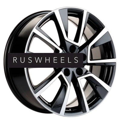 Диски Khomen Wheels 7x18/5x114,3 ET37 D66,5 KHW1802 (Dargo/Jolion) Black-FP