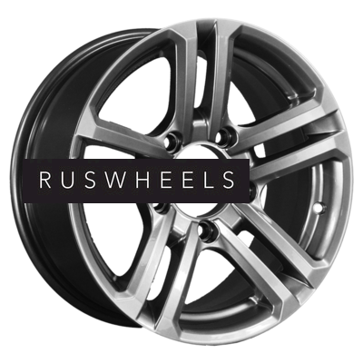 Диски КИК 7x16/5x139,7 ET30 D98 Палладика (КС591М) Дарк платинум