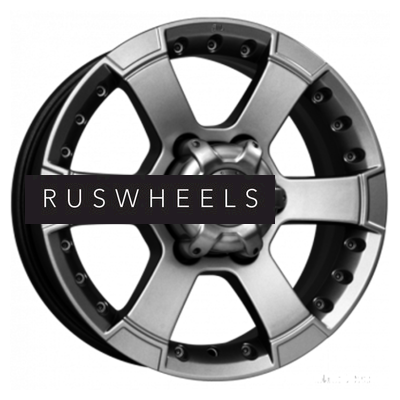 Диски КИК 7x16/6x139,7 ET20 D110,1 M56 (КС593) Дарк платинум