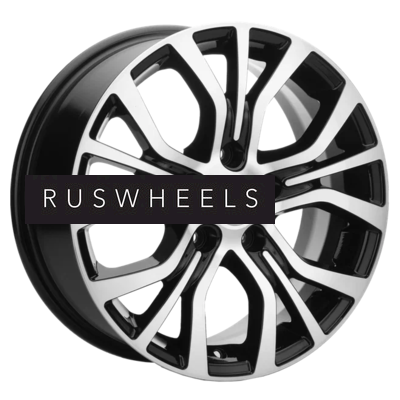 Диски Khomen Wheels 6,5x16/5x110 ET43 D65,1 KHW1608 (Opel Zafira) Black-FP Диски Khomen Wheels 6,5x16/5x110 ET43 D65,1 KHW1608 (Opel Zafira) Black-FP