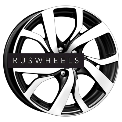 Диски КИК 6,5x16/5x114,3 ET45 D60,1 Палермо-оригинал (КС607) Алмаз черный