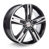 Диски КиК  Прайм-оригинал (КС721)  6,5\R17 5*112 ET33  d57,1  Алмаз черный  [r67586]