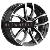 Диски КИК 6,5x15/5x108 ET50 D63,35 Фрост (КС1048) Алмаз черный