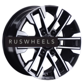 Диски Replay 7x16/6x139,7 ET38 D67,1 MI169 BKF (конус, C570)