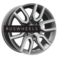 Диски Khomen Wheels 8x17/6x139,7 ET45 D93,1 KHW1723 (Mazda BT50) Gray