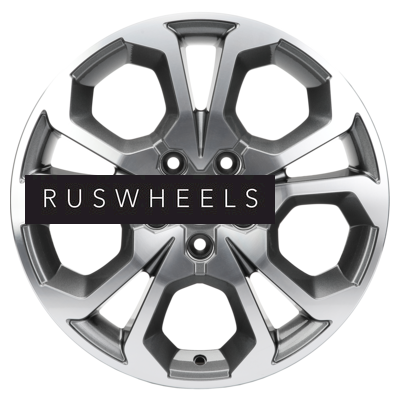 Диски Khomen Wheels 6,5x17/5x114,3 ET50 D66,1 KHW1711 (Arkana/Kaptur) Gray-FP Диски Khomen Wheels 6,5x17/5x114,3 ET50 D66,1 KHW1711 (Arkana/Kaptur) Gray-FP