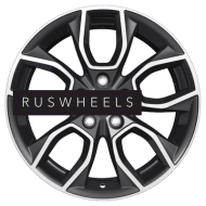 Диски Khomen Wheels 7x17/5x114,3 ET45 D67,1 KHW1713 (CX-5/i40/X-Trail) Black-FP
