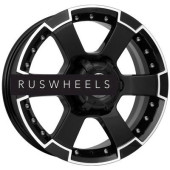 Диски КИК 7x16/6x139,7 ET30 D106,1 M56 (КС593) Алмаз черный Диски КИК 7x16/6x139,7 ET30 D106,1 M56 (КС593) Алмаз черный