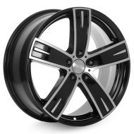 Диски КиК 8,0\R18 5*130 ET53 d71.6 Алмаз черный