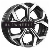 Диски КИК 6,5x16/5x108 ET50 D63,35 КС878 Алмаз черный