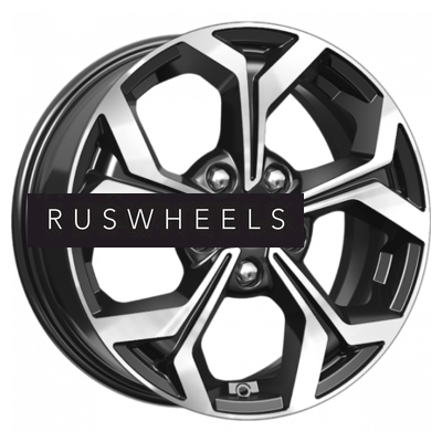 Диски КИК 6,5x16/5x108 ET50 D63,35 КС878 Алмаз черный Диски КИК 6,5x16/5x108 ET50 D63,35 КС878 Алмаз черный