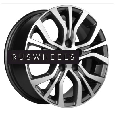 Диски Khomen Wheels 6,5x16/5x120 ET51 D65,1 KHW1608 (Multivan) Gray-FP Диски Khomen Wheels 6,5x16/5x120 ET51 D65,1 KHW1608 (Multivan) Gray-FP