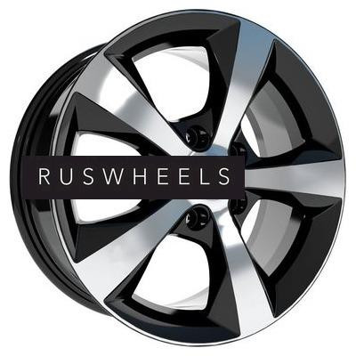 Диски СКАД 7x16/5x112 ET40 D66,6 Кельн (КЛ258) Алмаз (АРС 014 black)