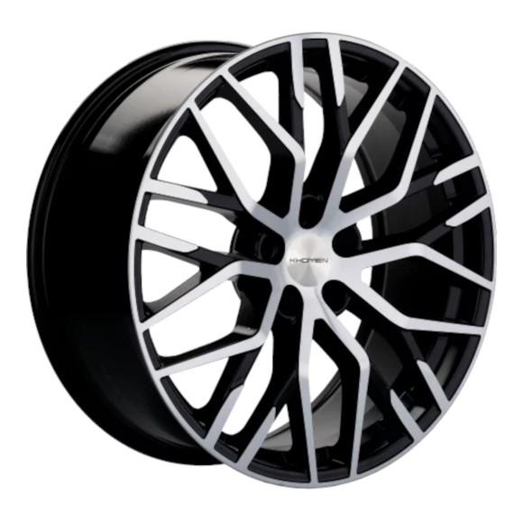 Диски Khomen Wheels 8.5\R20 5*108 ET46 d63.4 Black-FP Диски Khomen Wheels 8.5\R20 5*108 ET46 d63.4 Black-FP