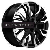 Диски Khomen Wheels 7x18/5x114,3 ET45 D60,1 KHW1809 (Geely Atlas/Lifan Myway) Black-FP