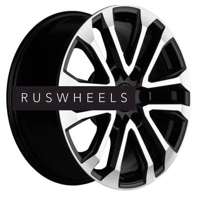 Диски Khomen Wheels 7,5x18/6x139,7 ET42 D75,1 KHW1805 (Haval H9) Black-FP Диски Khomen Wheels 7,5x18/6x139,7 ET42 D75,1 KHW1805 (Haval H9) Black-FP